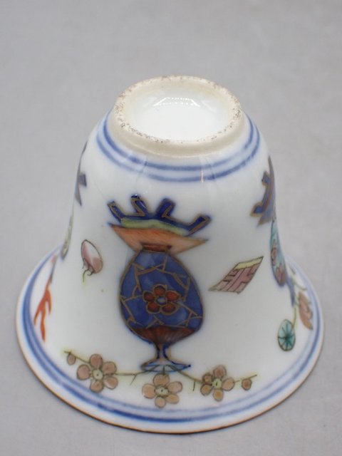 古玩陶瓷斗彩酒溫真品鑒賞圖