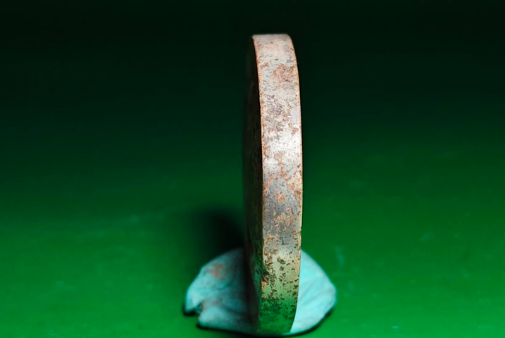 古玩玉器做舊仿古“龍紋玉璧”真品鑒賞圖