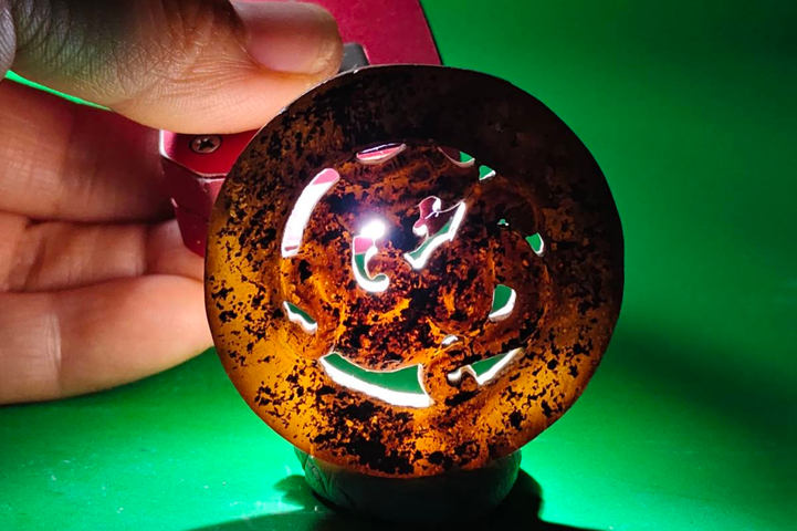 古玩玉器做舊仿古“龍紋玉璧”真品鑒賞圖