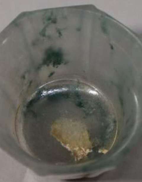 古玩玉器翡翠杯子真品鑒賞圖