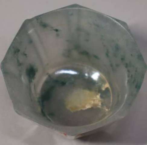 古玩玉器翡翠杯子真品鑒賞圖
