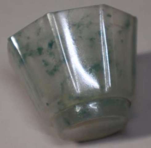 古玩玉器翡翠杯子真品鑒賞圖