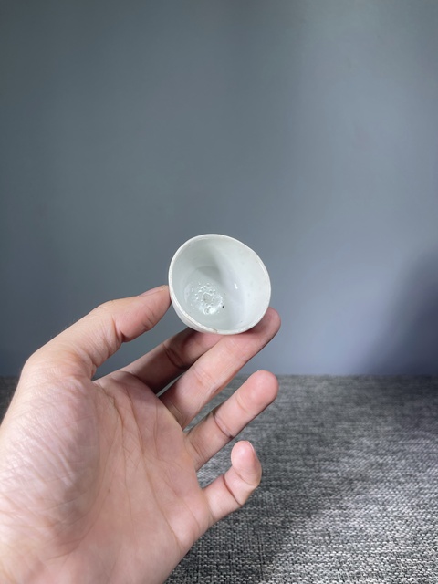 古玩陶瓷民國(guó).釉下彩花卉紋杯拍賣，當(dāng)前價(jià)格99元