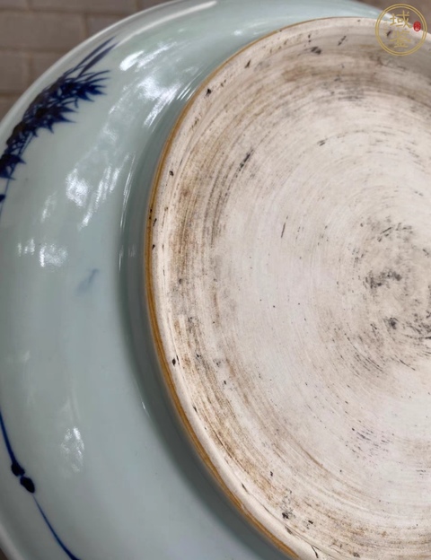 古玩陶瓷一路連科青花盤真品鑒賞圖