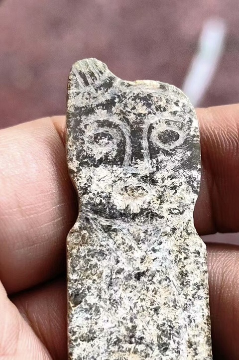 古玩玉器仿秦玉俑型件真品鑒賞圖