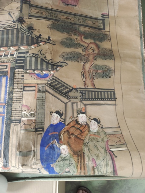 古玩字畫遲氏祖像真品鑒賞圖