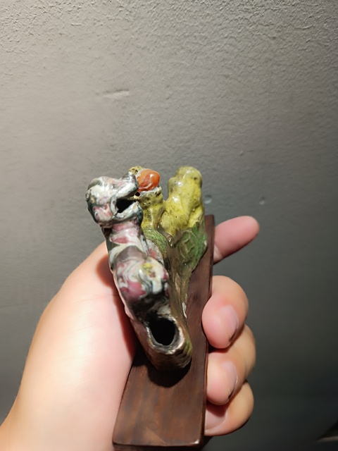 古玩陶瓷乾隆絞釉筆架山拍賣，當前價格1800元