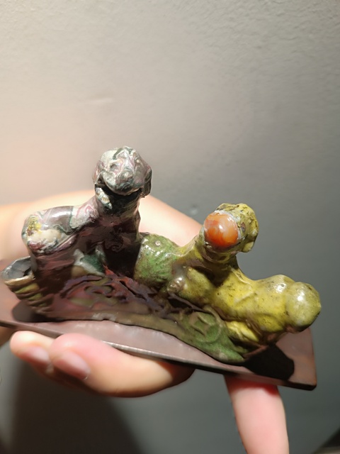 古玩陶瓷乾隆絞釉筆架山拍賣，當前價格1800元