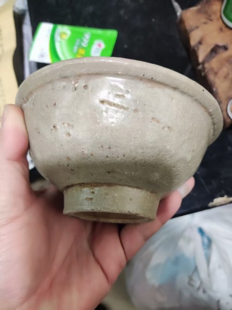 古玩陶瓷白釉茶碗真品鑒賞圖