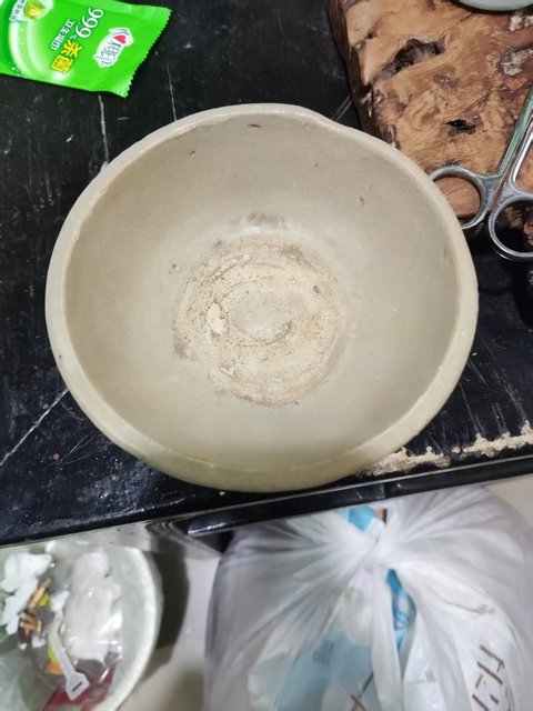 古玩陶瓷白釉茶碗真品鑒賞圖