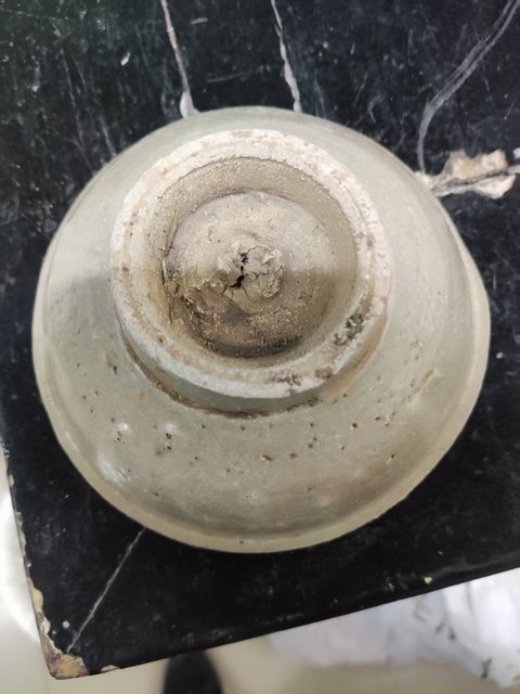 古玩陶瓷白釉茶碗真品鑒賞圖