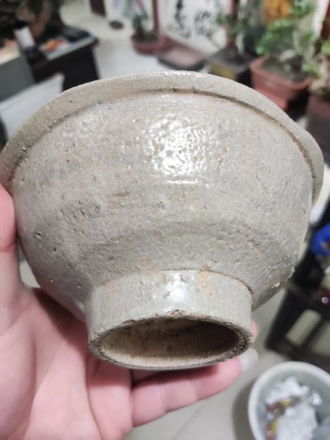 古玩陶瓷白釉茶碗真品鑒賞圖