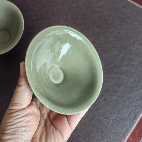 古玩陶瓷青釉盞真品鑒賞圖