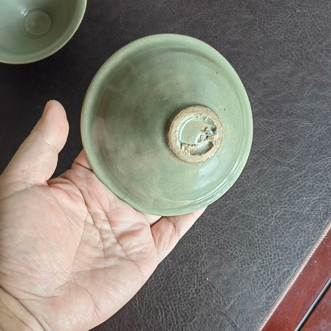 古玩陶瓷青釉盞真品鑒賞圖