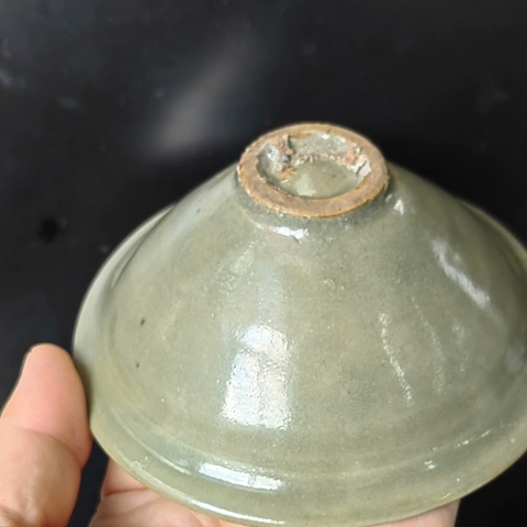 古玩陶瓷青釉盞真品鑒賞圖