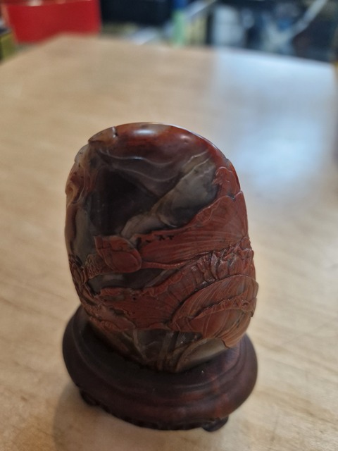 古玩雜項壽山石擺件真品鑒賞圖