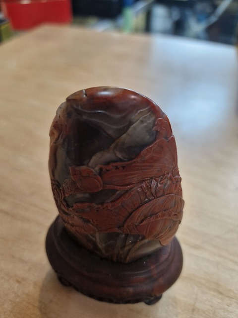 古玩雜項壽山石擺件真品鑒賞圖