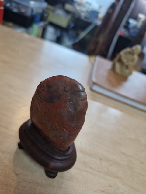 古玩雜項壽山石擺件真品鑒賞圖