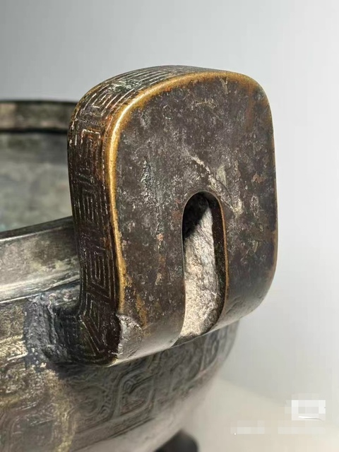 古玩銅器鼎真品鑒賞圖