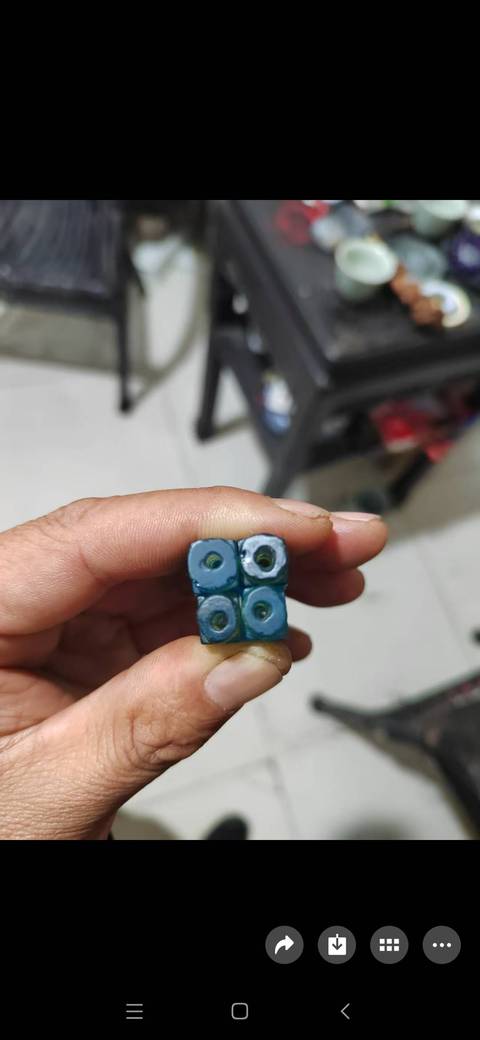 古玩玉器琉璃琮型件真品鑒賞圖