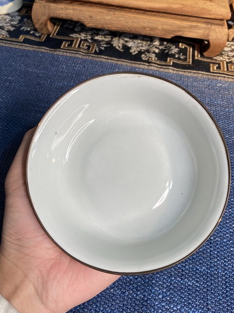 古玩陶瓷青花八駿圖碗真品鑒賞圖