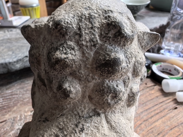 古玩雜項石獅真品鑒賞圖