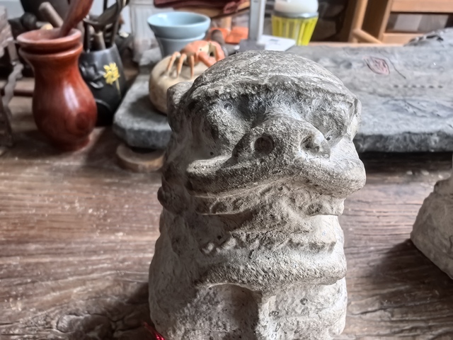 古玩雜項石獅真品鑒賞圖