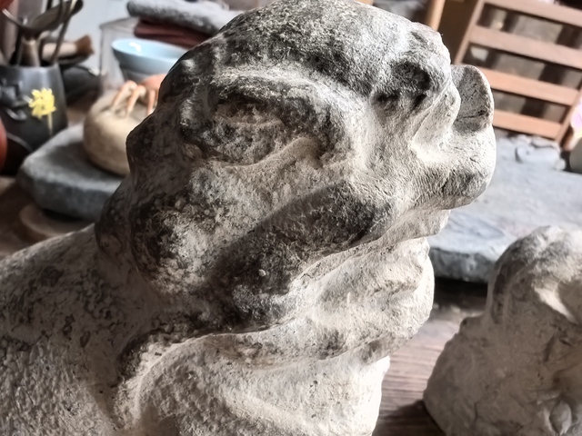 古玩雜項石獅真品鑒賞圖