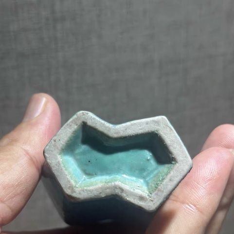 古玩陶瓷爐鈞釉雙聯(lián)瓶真品鑒賞圖