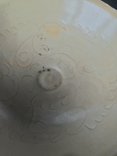 古玩陶瓷青白釉娃娃碗真品鑒賞圖