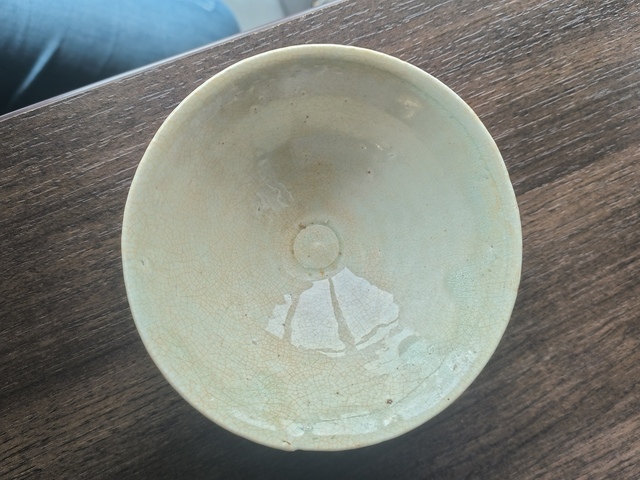 古玩陶瓷青白釉斗笠盞真品鑒賞圖