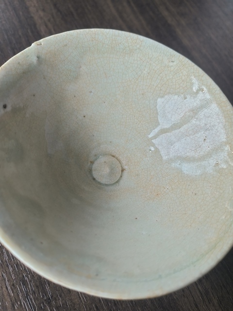 古玩陶瓷青白釉斗笠盞真品鑒賞圖