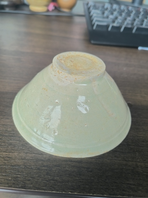 古玩陶瓷青白釉斗笠盞真品鑒賞圖