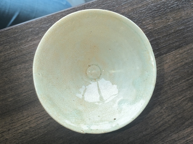 古玩陶瓷青白釉斗笠盞真品鑒賞圖