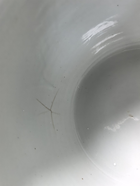 古玩陶瓷民國粉彩仕女圖粥罐真品鑒賞圖