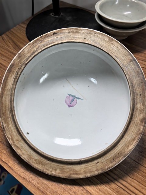 古玩陶瓷粉彩紅樓夢人物粥罐拍賣,當前價格990元