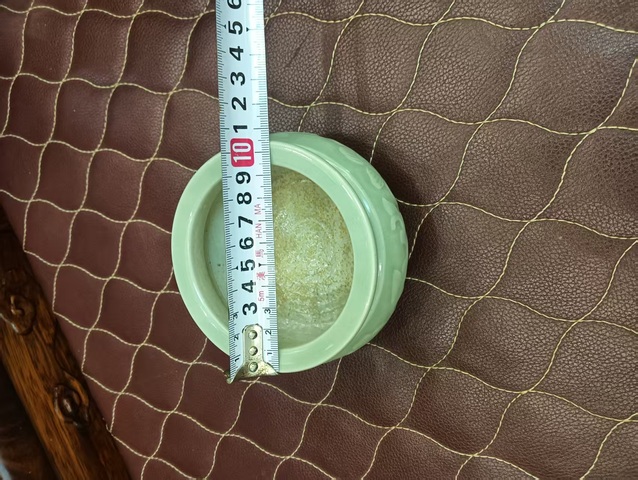 古玩陶瓷豆青釉三足香爐拍賣，當前價格5555元