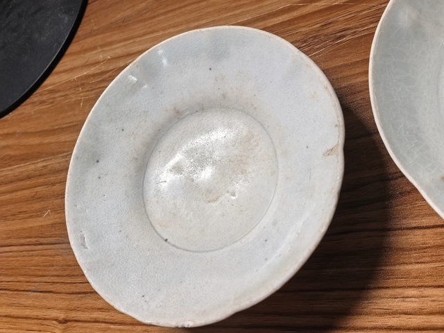 古玩陶瓷青白釉葵口洗2只拍賣，當(dāng)前價格990元