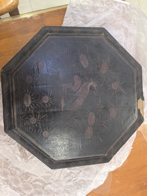 古玩陶瓷纏枝花卉紋青花九攢盤拍賣，當前價格3600元