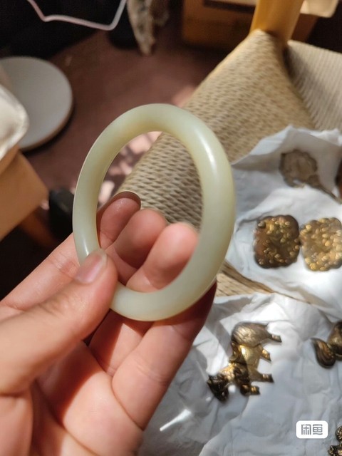 古玩玉器玉鐲子真品鑒賞圖