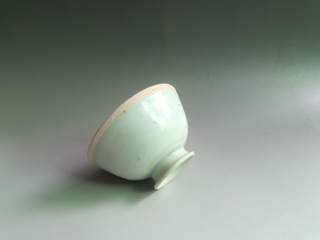 古玩陶瓷南宋湖田窯影青釉高足茶盞拍賣,當前價格5000元