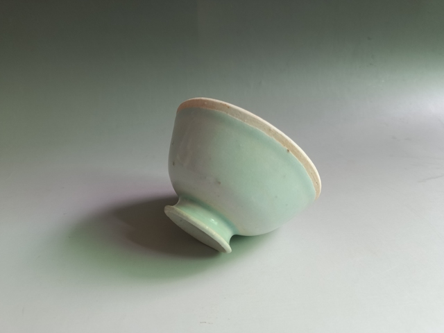 古玩陶瓷南宋湖田窯影青釉高足茶盞拍賣,當前價格5000元