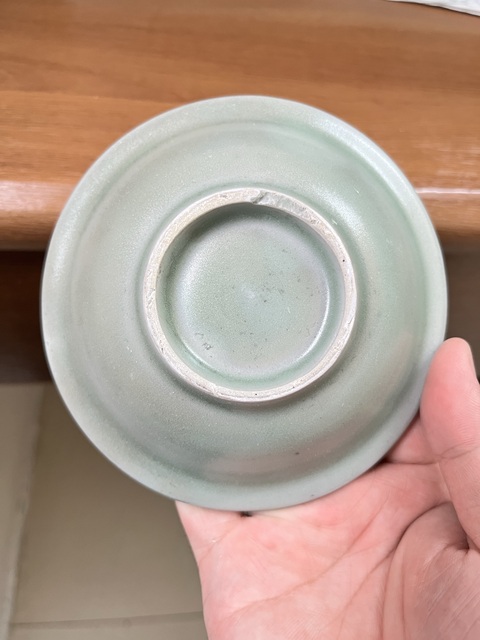 古玩陶瓷南宋~龍泉窯青瓷折沿洗拍賣，當前價格4866元