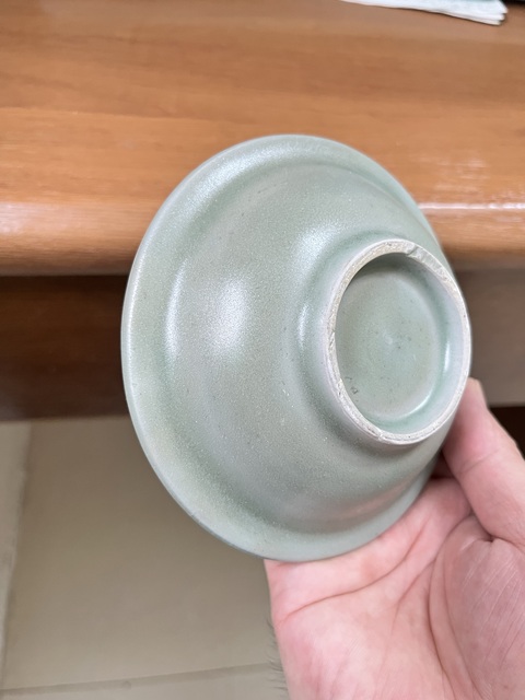 古玩陶瓷南宋~龍泉窯青瓷折沿洗拍賣，當前價格4866元