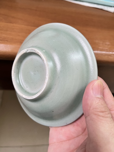 古玩陶瓷南宋~龍泉窯青瓷折沿洗拍賣，當前價格4866元