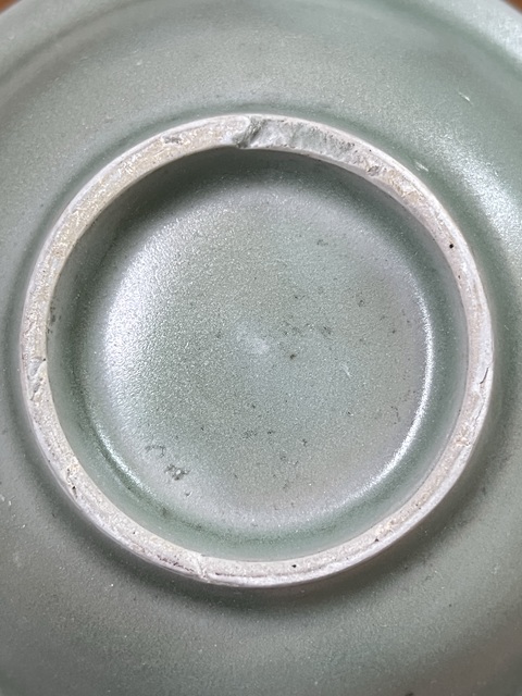 古玩陶瓷南宋~龍泉窯青瓷折沿洗拍賣，當前價格4866元