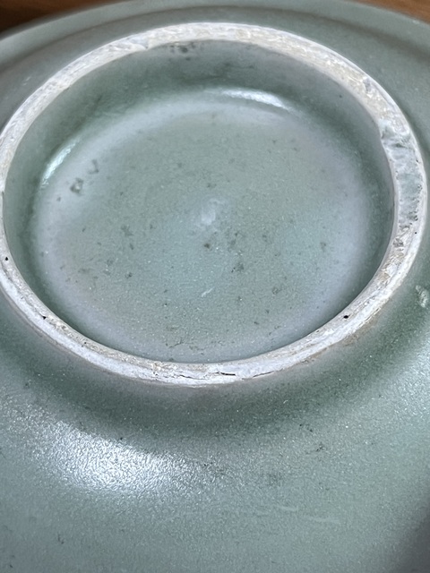 古玩陶瓷南宋~龍泉窯青瓷折沿洗拍賣，當前價格4866元