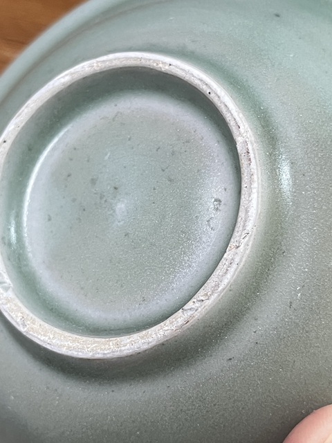 古玩陶瓷南宋~龍泉窯青瓷折沿洗拍賣，當前價格4866元