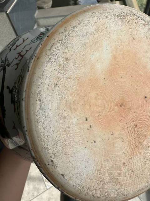 古玩陶瓷龍鳳紋斗彩將軍罐真品鑒賞圖