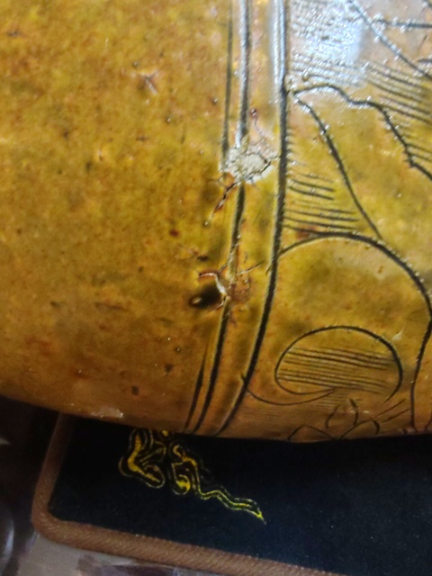 古玩陶瓷磁州窯刻花梅瓶真品鑒賞圖